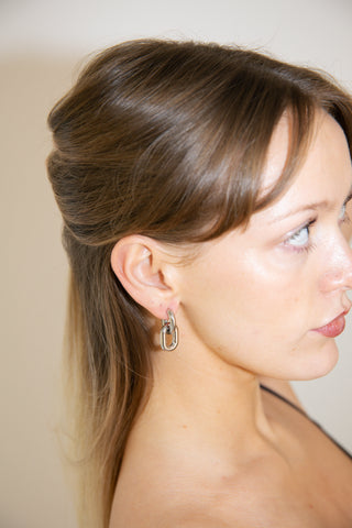 Quinn Link Earrings | Tarnish Proof Earrings | Monday's Child
