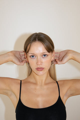 Quinn Link Earrings | Tarnish Proof Earrings | Monday's Child