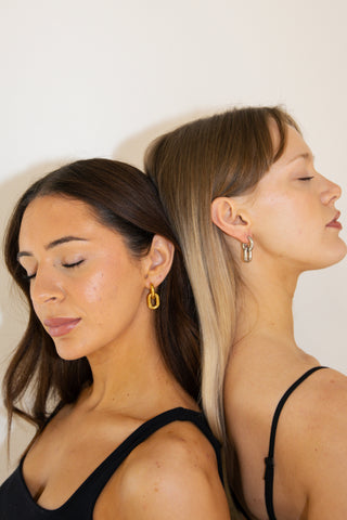 Quinn Link Earrings | Tarnish Proof Earrings | Monday's Child