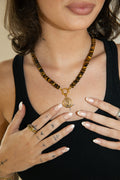 Sela Tigers Eye Stone Necklace