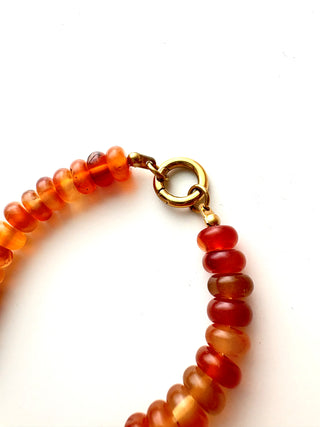 Sela Red Agate Stone Bracelet | Beaded Jewellery | Monday's Child