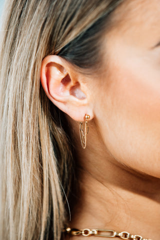 Mila Chain Earrings | Mondays Child | Tarnish Proof Jewellery