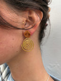 Koru Spiral Earrings | Gold | Monday’s Child