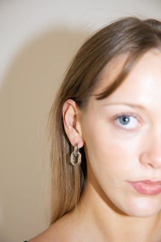Quinn Link Earrings | Tarnish Proof Earrings | Monday's Child