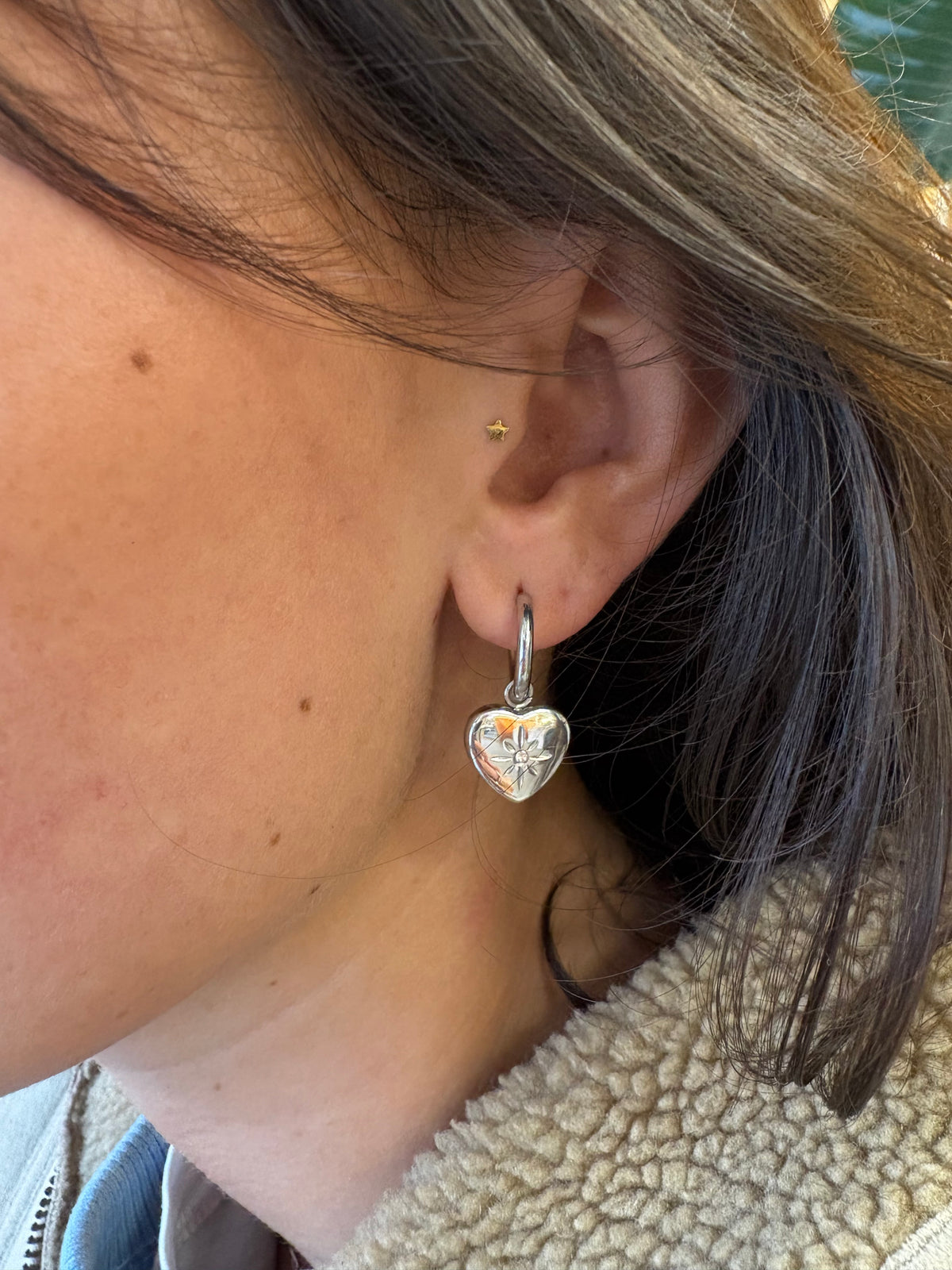 Hattie Hoop Earrings | Silver | Monday’s Child