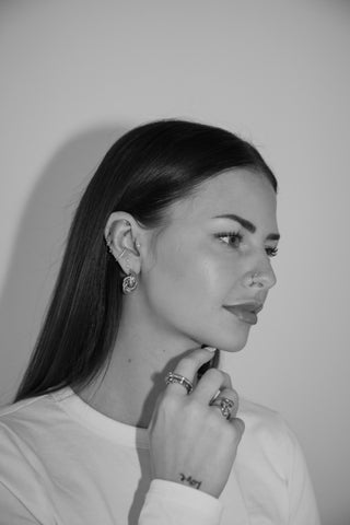 Aubrey Knot Earrings | Waterproof Jewellery | Monday's Child
