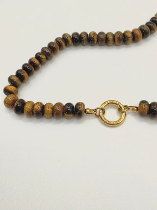 Sela Tigers Eye Stone Necklace | Beaded Jewellery | Monday's Child