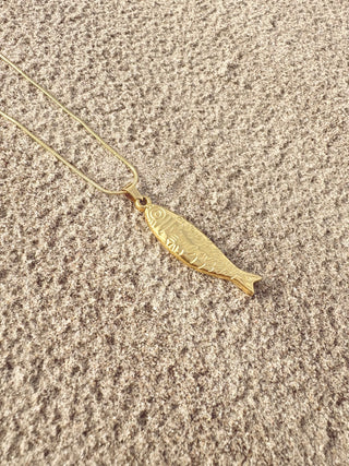 Large Fish Necklace | Waterproof Jewellery | Monday's Child