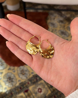 Nora Hoop Earrings | Mondays Child | Waterproof - Sustainable Jewellery 