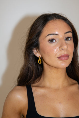 Quinn Link Earrings | Tarnish Proof Earrings | Monday's Child