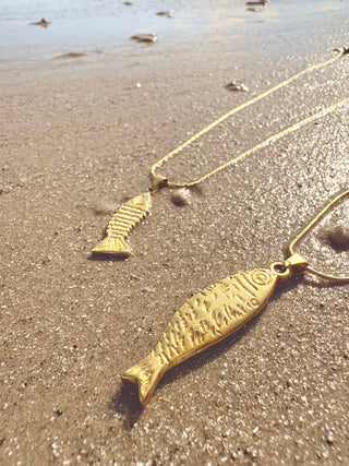 Large Fish Necklace | Waterproof Jewellery | Monday's Child