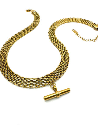 Bri T-Bar Choker Necklace | Waterproof Jewellery | Mondays Child
