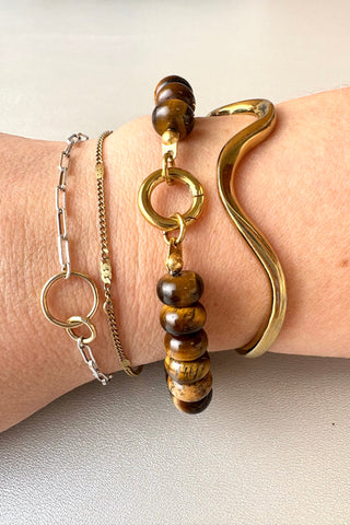 Sela Tigers Eye Stone Bracelet | Beaded Jewellery | Monday's Child