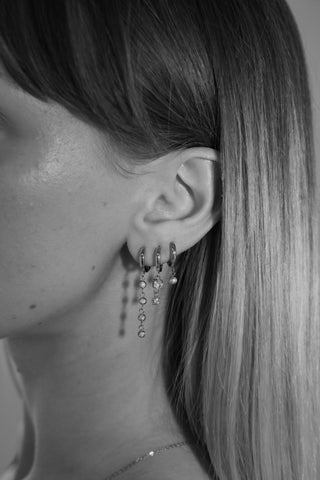 Della Drop Huggie Earrings | Tarnish Proof Jewellery | Monday's Child