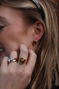 Collette Tigers Eye Studs | Monday's Child Jewellery
