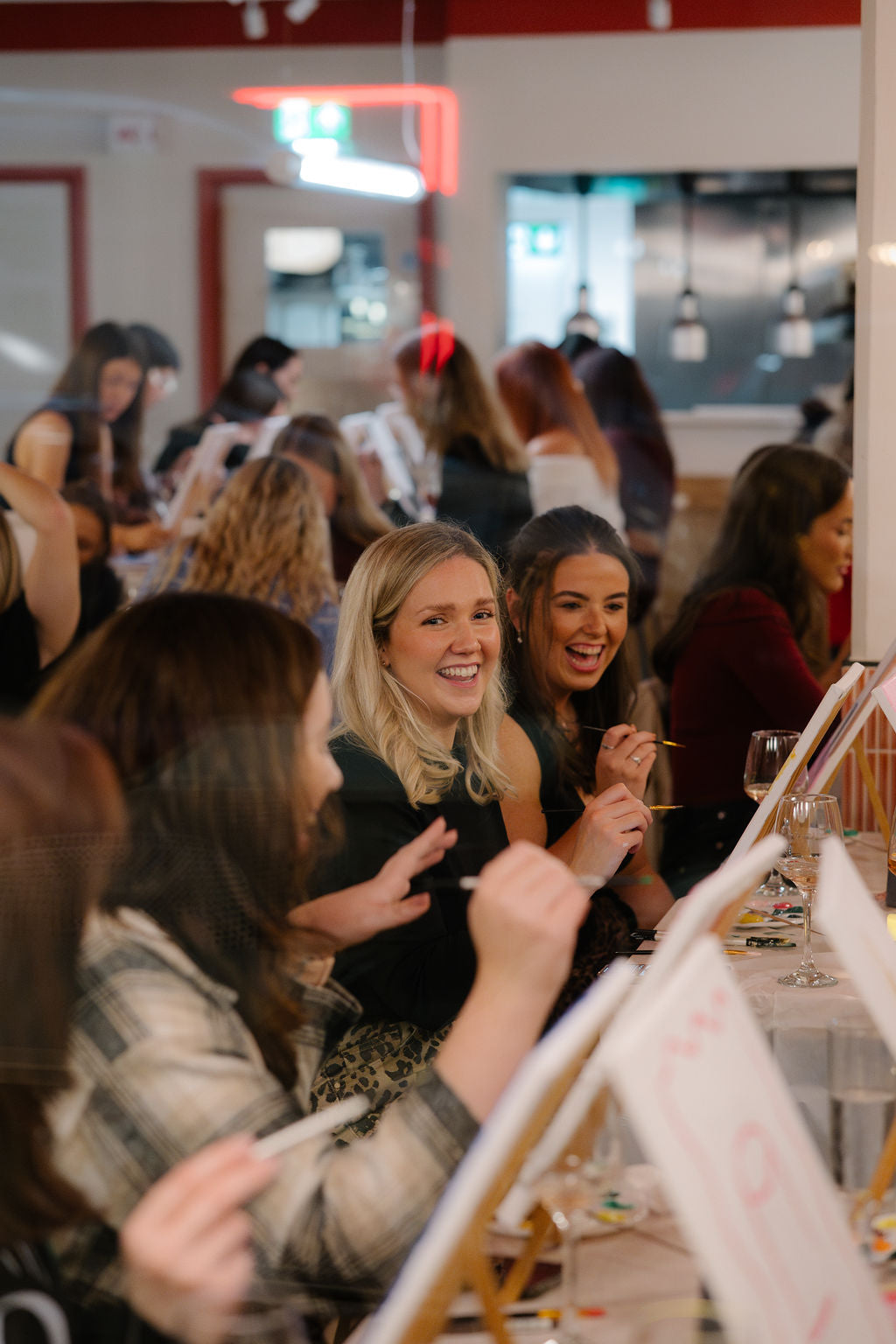 Paint and Sip / Charm bar Galentines Night