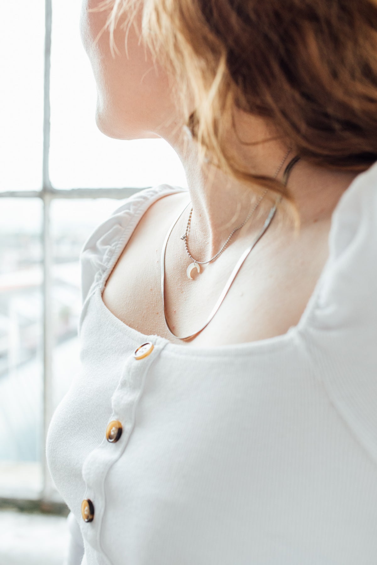 Blair Necklace | Mondays Child | Waterproof - Sustainable Jewellery 