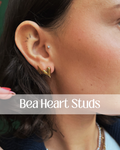 Bea Heart Stud Earrings