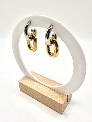 Quinn Link Earrings | Tarnish Proof Earrings | Monday's Child