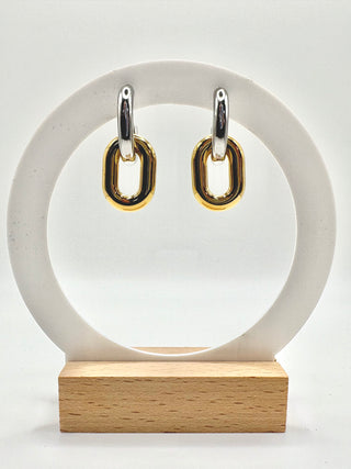 Quinn Link Earrings | Tarnish Proof Earrings | Monday's Child