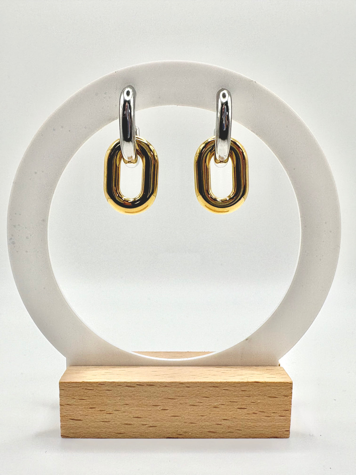 Quinn Link Earrings | Tarnish Proof Earrings | Monday's Child