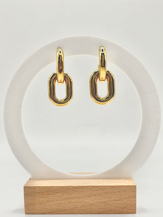 Quinn Link Earrings | Tarnish Proof Earrings | Monday's Child