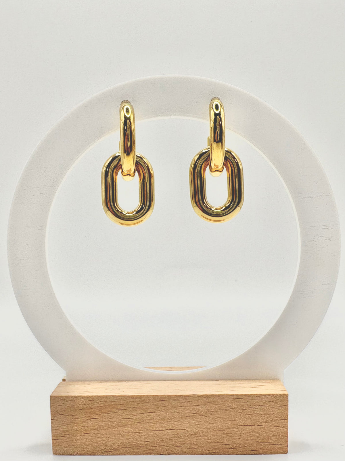 Quinn Link Earrings | Tarnish Proof Earrings | Monday's Child