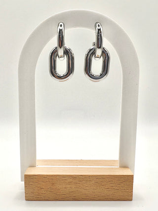 Quinn Link Earrings | Tarnish Proof Earrings | Monday's Child