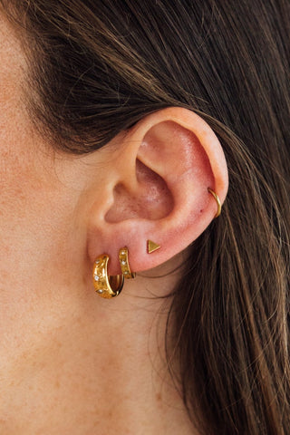 Star Huggie Earrings | Waterproof Jewellery | Monday's Child