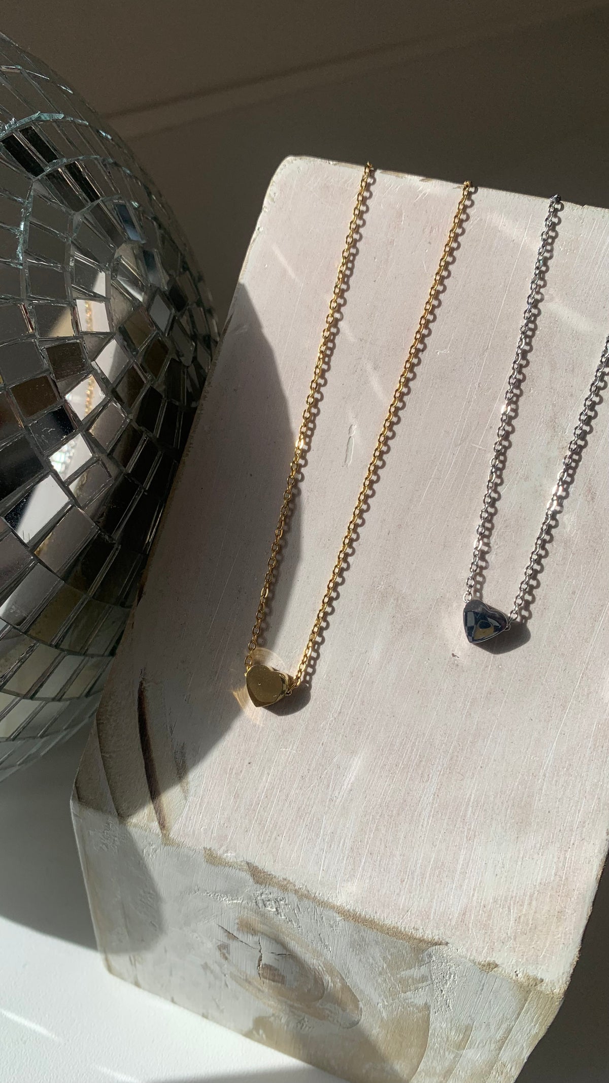 Adora Heart Necklace | Mondays Child | Waterproof - Sustainable Jewellery 