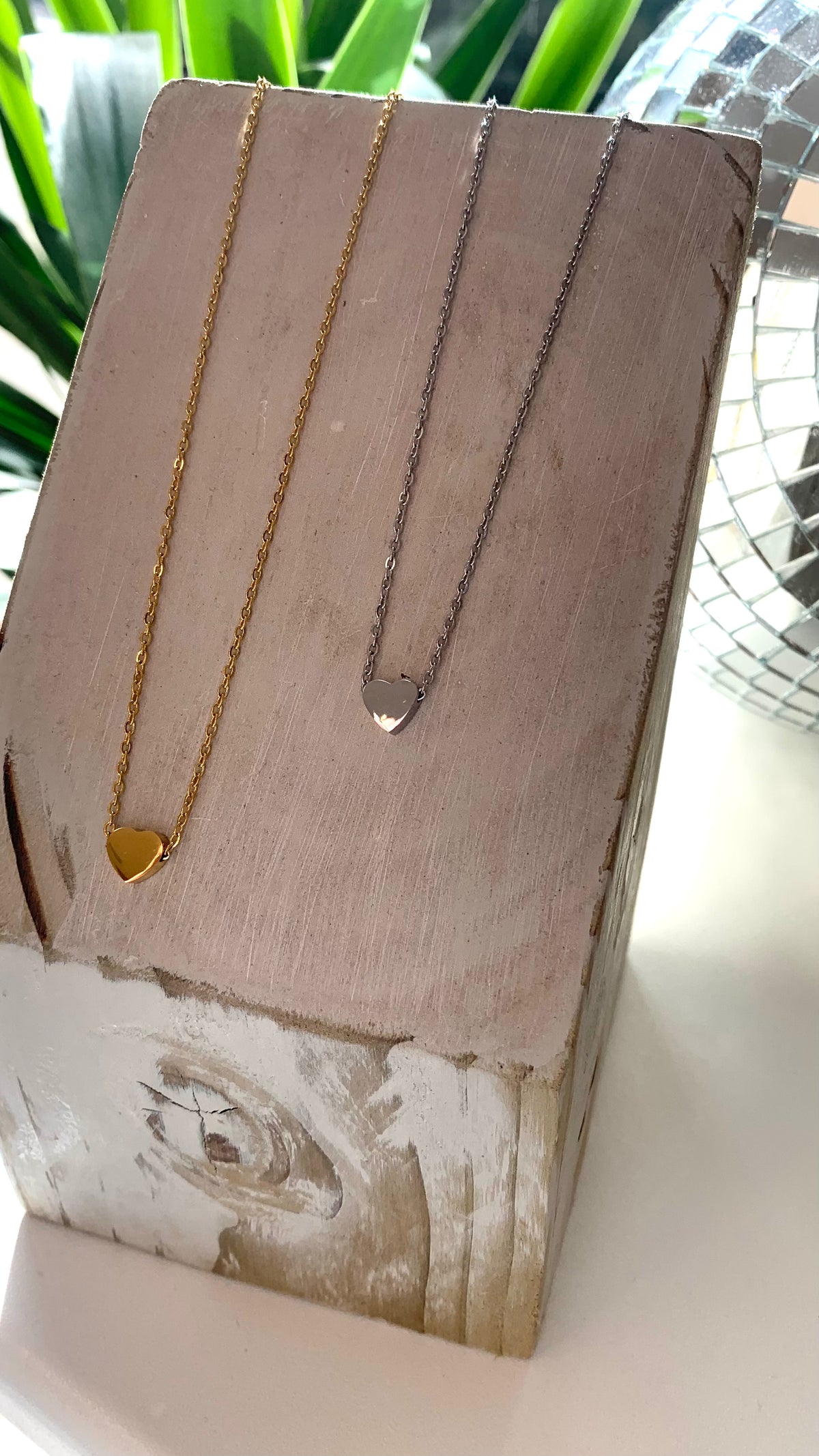 Adora Heart Necklace | Mondays Child | Waterproof - Sustainable Jewellery 