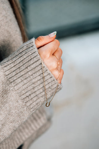 Lucky Pendant Necklace | Mondays Child |  Waterproof Jewellery