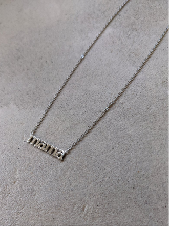 Mama Necklace | Mondays Child | Waterproof - Sustainable Jewellery 